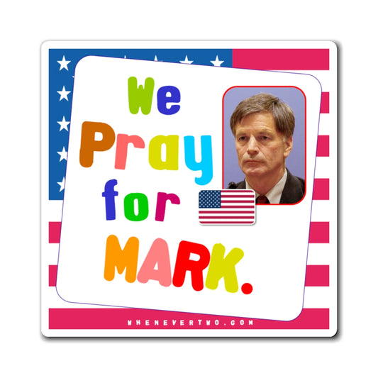 Mark Gordon - State Executive Governor Wyoming - Noah's Rainbow Magnet - 3'' - [300]