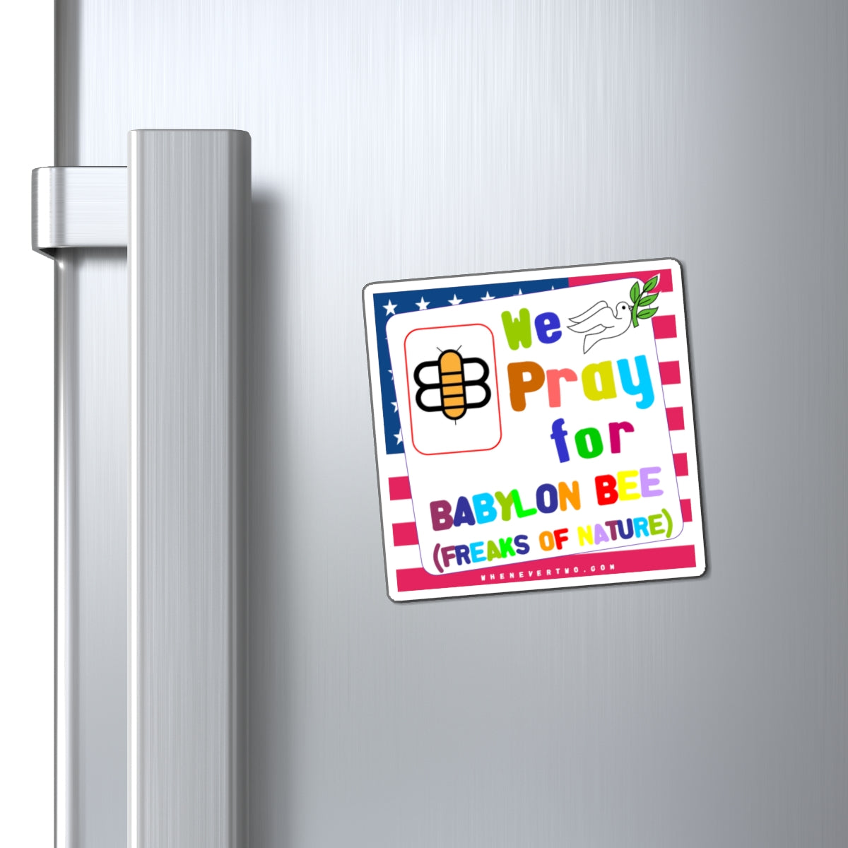 Babylon Bee - We The People - Noah's Rainbow Magnet - 3'' - [208]