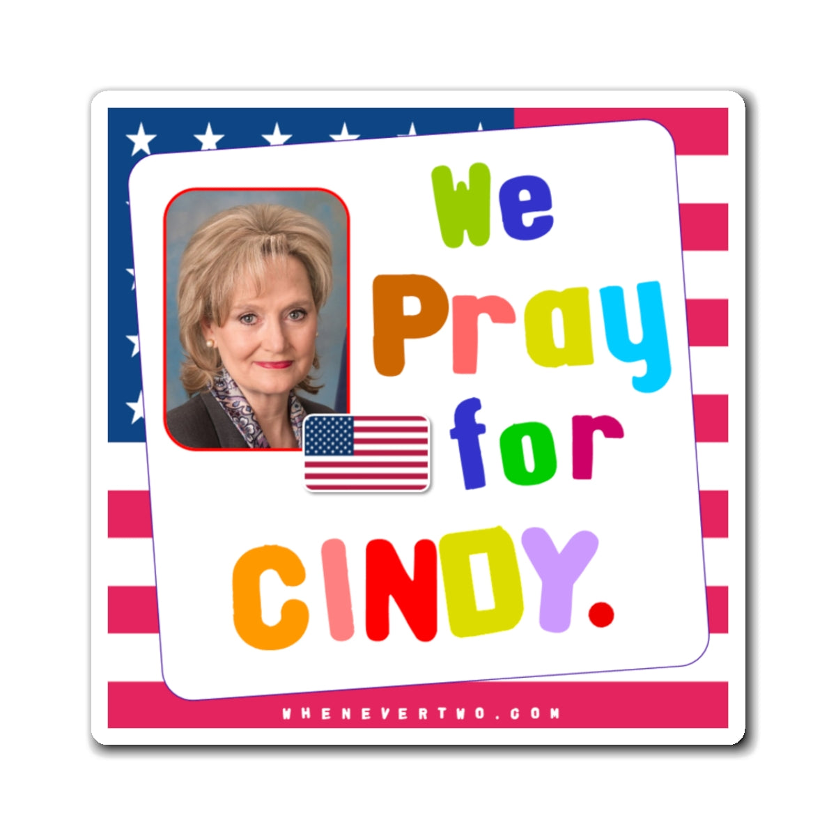 Cindy Hyde-Smith - Legislative Senator Mississippi - Noah's Rainbow Magnet - 3'' - [236]