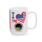 U.S. Missile Defense Agency - Major Agencies - I Love - Mug - 15 oz