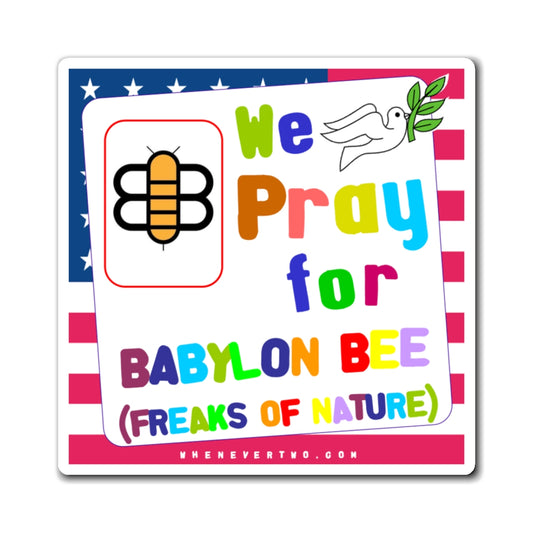 Babylon Bee - We The People - Noah's Rainbow Magnet - 3'' - [208]