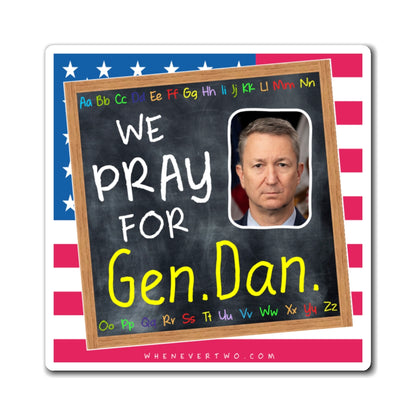 General John D. Caine – Executive – Chairman Joint Chiefs of Staff The Blackboard Magnet - 3'' - [328]