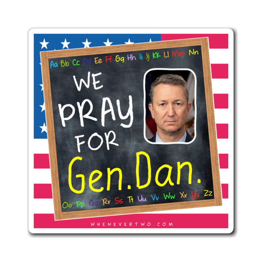 General John D. Caine – Executive – Chairman Joint Chiefs of Staff The Blackboard Magnet - 3'' - [328]