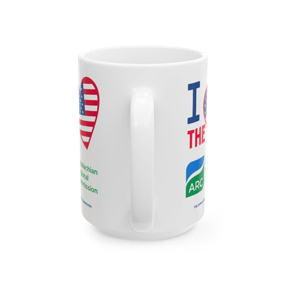 The Appalachian Regional Commission - Major Agencies - I Love -  Mug - 15 oz
