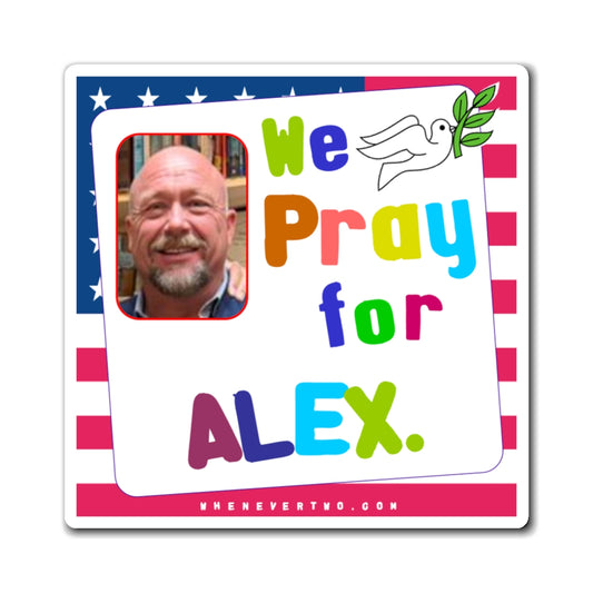 Alex Jones - We The People - Noah's Rainbow Magnet - 3'' - [325]