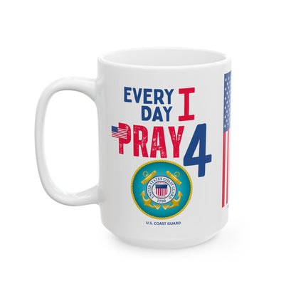 U.S. Coast Guard - Major Agencies - I Pray - Mug - 15 oz