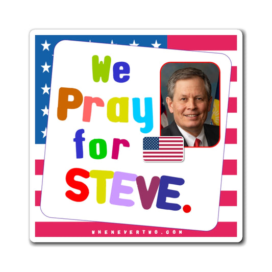 Steve Daines - Legislative Senator Montana - Noah's Rainbow Magnet - 3'' - [227]