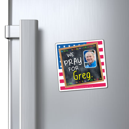 Greg Abbott - State Executive Governor Texas - The Blackboard Magnet - 3'' - [295]