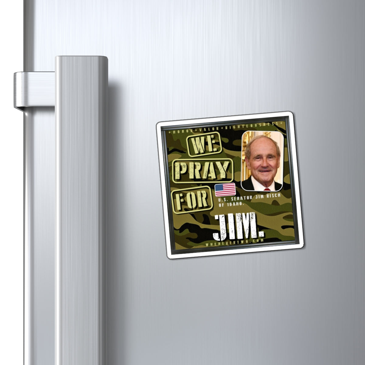 Jim Risch - Legislative Senator Idaho - The Man Cave Magnet - 3'' - [253]