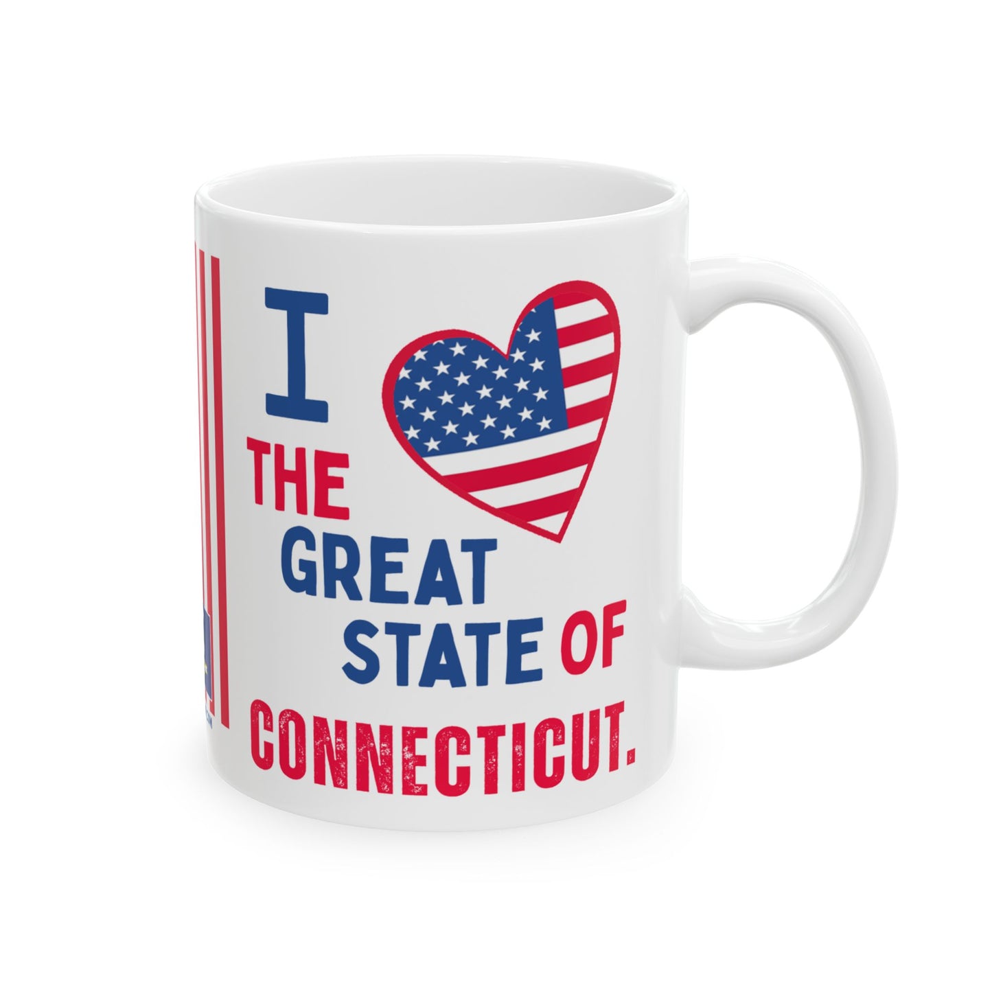 Connecticut - I Love -  Mug - 11 oz