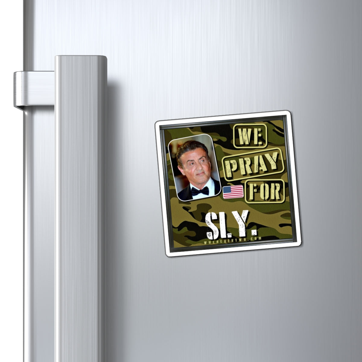 Sylvester Stallone - We The People - The Man Cave Magnet - 3'' - [322]