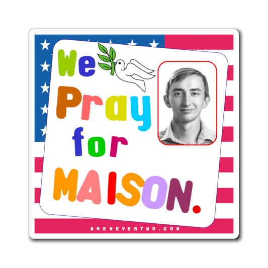 Maison DesChamps - We The People - Noah's Rainbow Magnet - 3'' - [181]