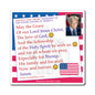 Donald John Trump. - Executive White House President of the United States of America - The Benediction Blessing Magnet - 4'' - [209]