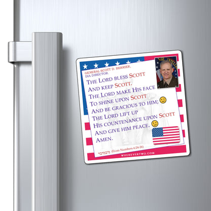 General Scott D. Berrier - Executive Cabinet DIA Director - The Aaronic Blessing Magnet - 4'' - [112]