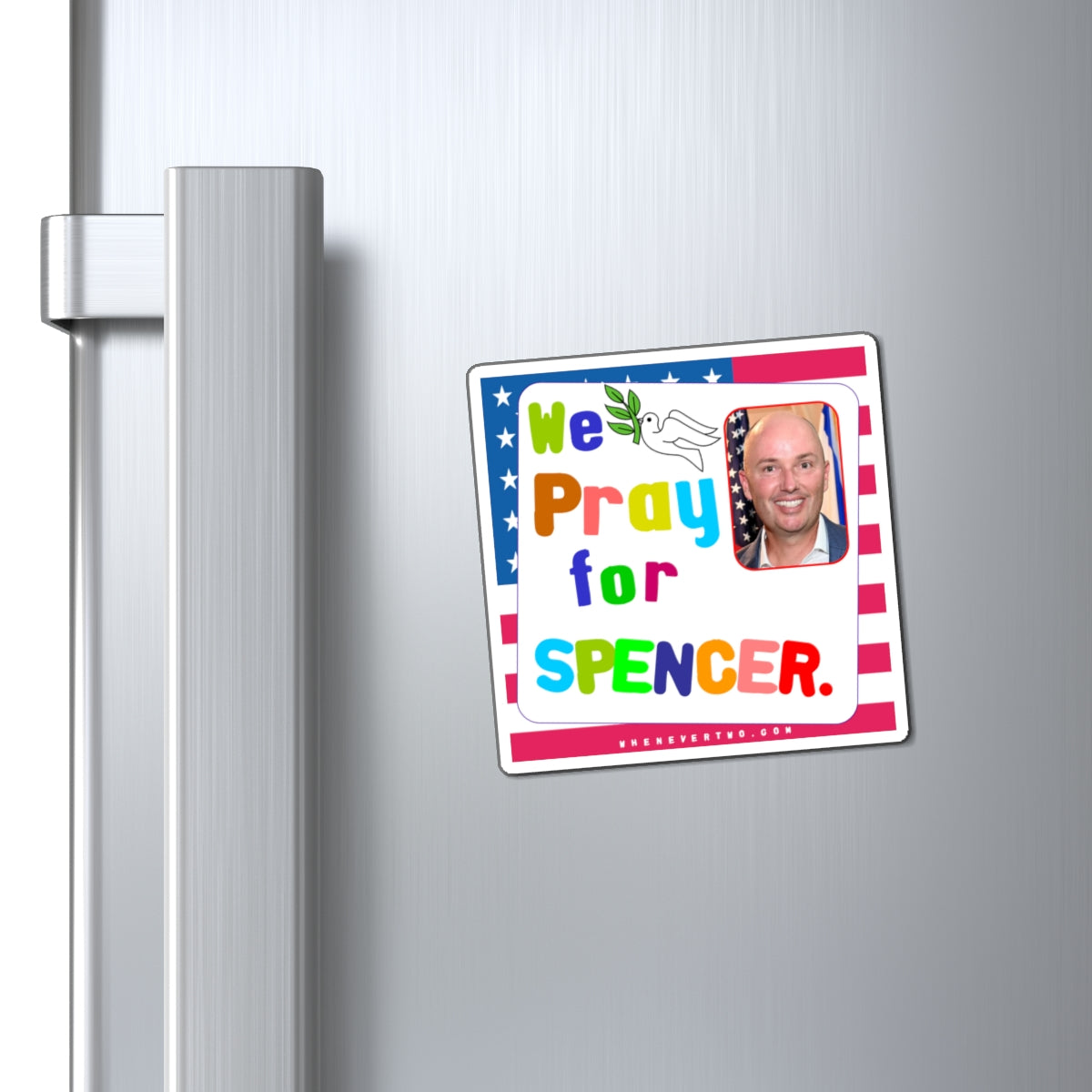 Spencer Cox - State Executive Governor Utah - Noah's Rainbow Magnet - 3'' - [296]