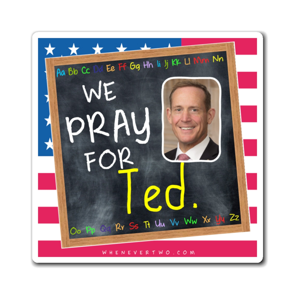 Ted Budd - Legislative Senator North Carolina - The Blackboard Magnet - 3'' - [217]