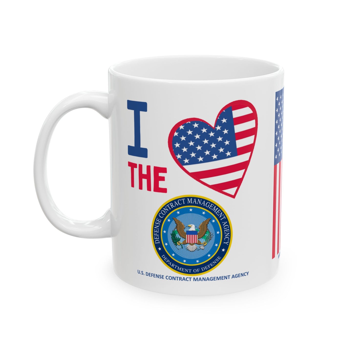 U.S. Defense Contract Management Agency - Major Agencies - I Love - Mug - 11 oz