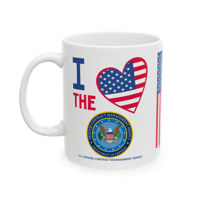U.S. Defense Contract Management Agency - Major Agencies - I Love - Mug - 11 oz