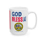 U.S. Department of the Army - Major Agencies - God Bless - Mug - 15 oz