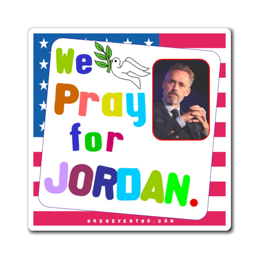 Jordan Peterson - We The People - Noah's Rainbow Magnet - 3'' - [53]
