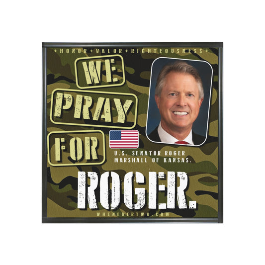 Roger Marshall - Legislative Senator Kansas - The Man Cave Magnet - 3'' - [243]