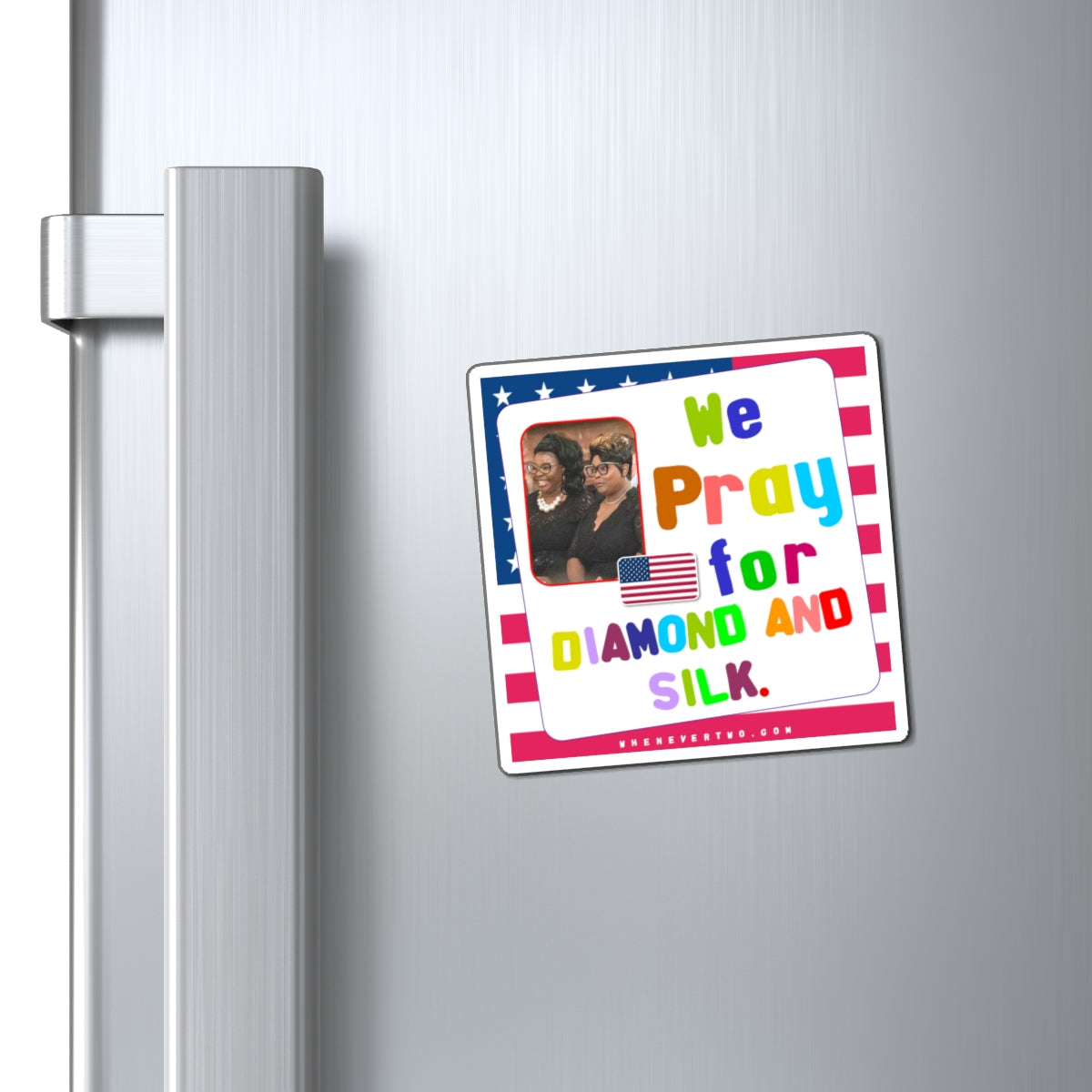 Diamond RIP and Silk - We The People - Noah's Rainbow Magnet - 3'' - [30]