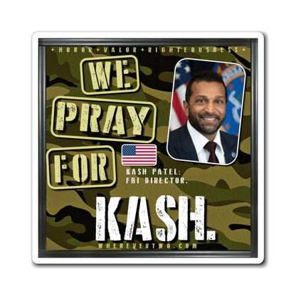 Kash Patel - Executive Cabinet FBI Director - The Man Cave Magnet - 3'' - [110]