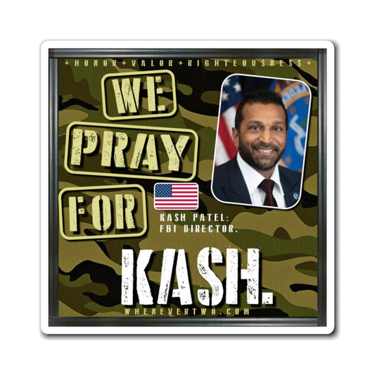Kash Patel - Executive Cabinet FBI Director - The Man Cave Magnet - 3'' - [110]
