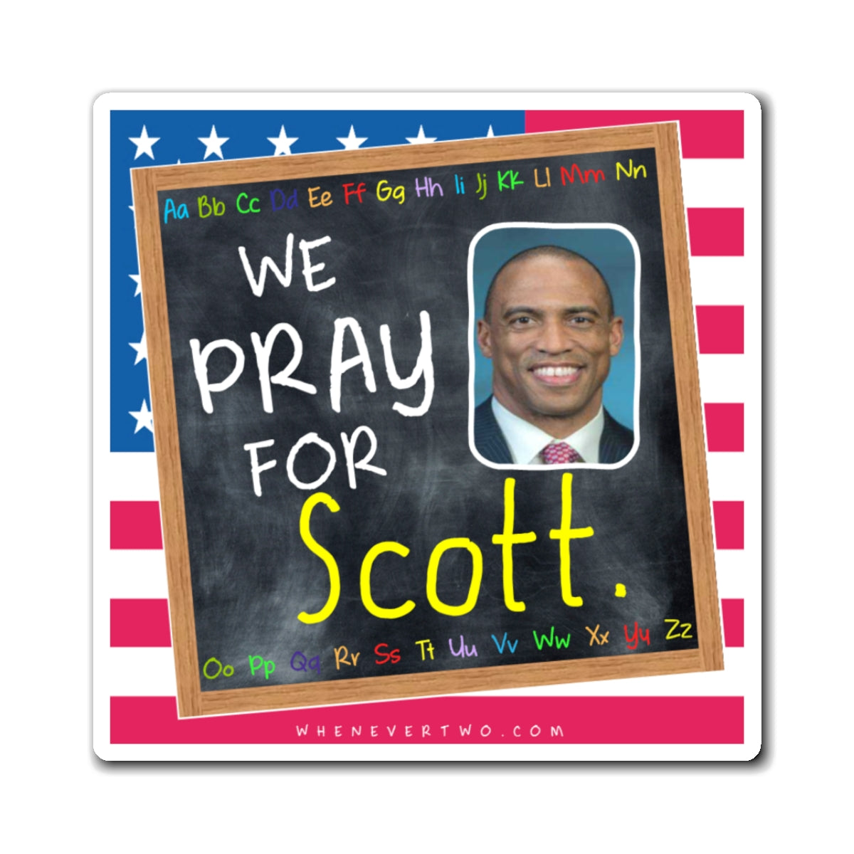 Scott Turner - Executive Cabinet Secretary of Housing and Urban Development - The Blackboard Magnet - 3'' - [123]
