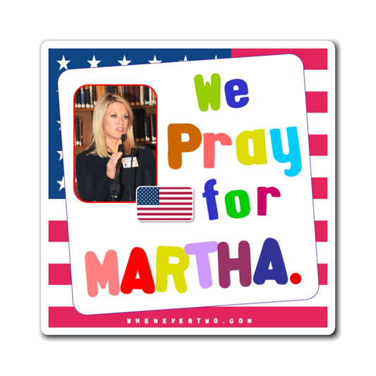 Martha MacCallum - We The People - Noah's Rainbow Magnet - 3'' - [72]
