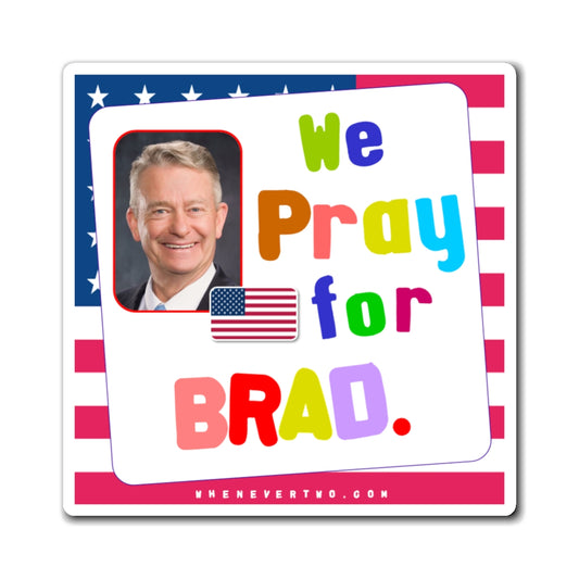 Brad Little - State Executive Governor Idaho - Noah's Rainbow Magnet - 3'' - [279]