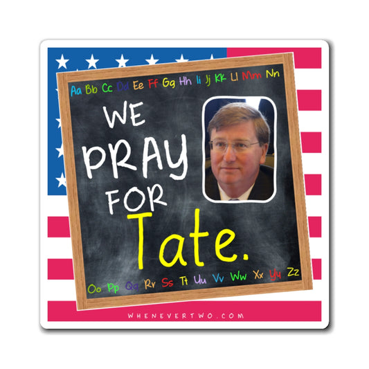 Tate Reeves - State Executive Governor Mississippi - The Blackboard Magnet - 3'' - [283]