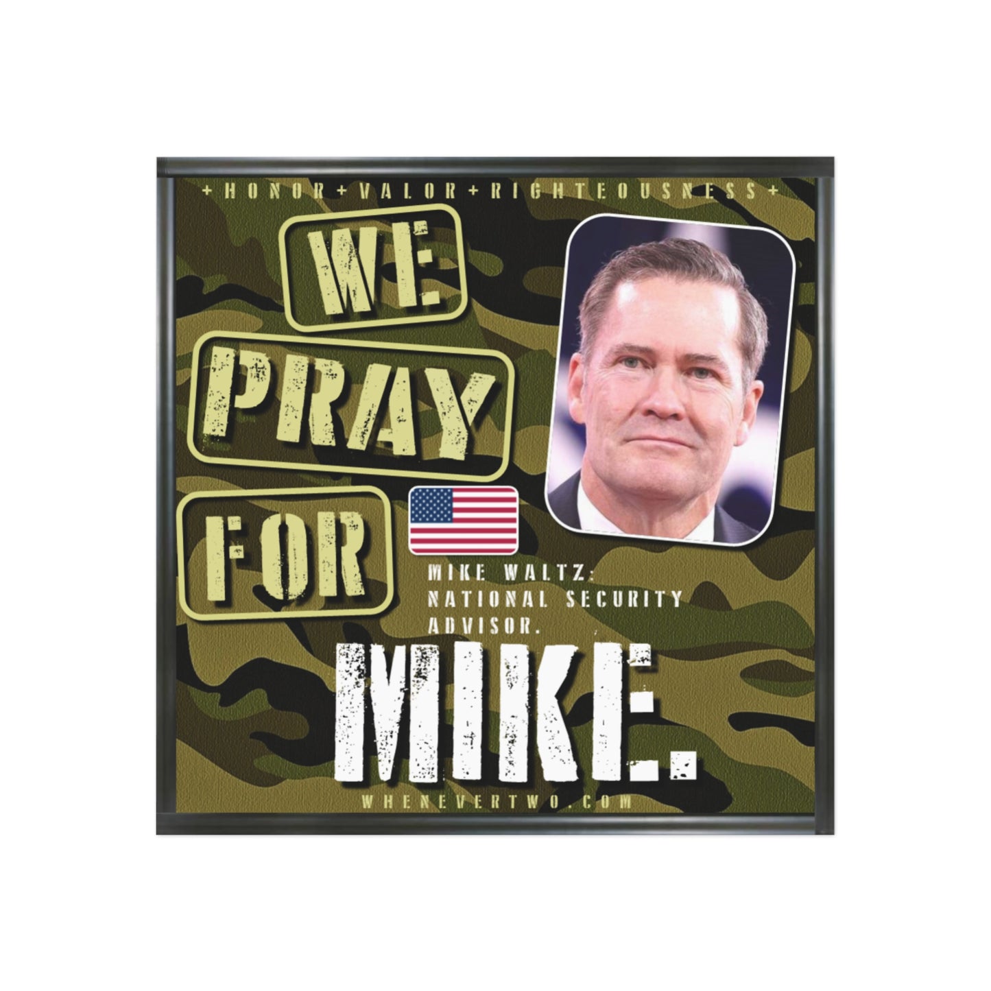 Mike Waltz - Executive White House National Security Advisor - The Man Cave Magnet - 3'' - [273]