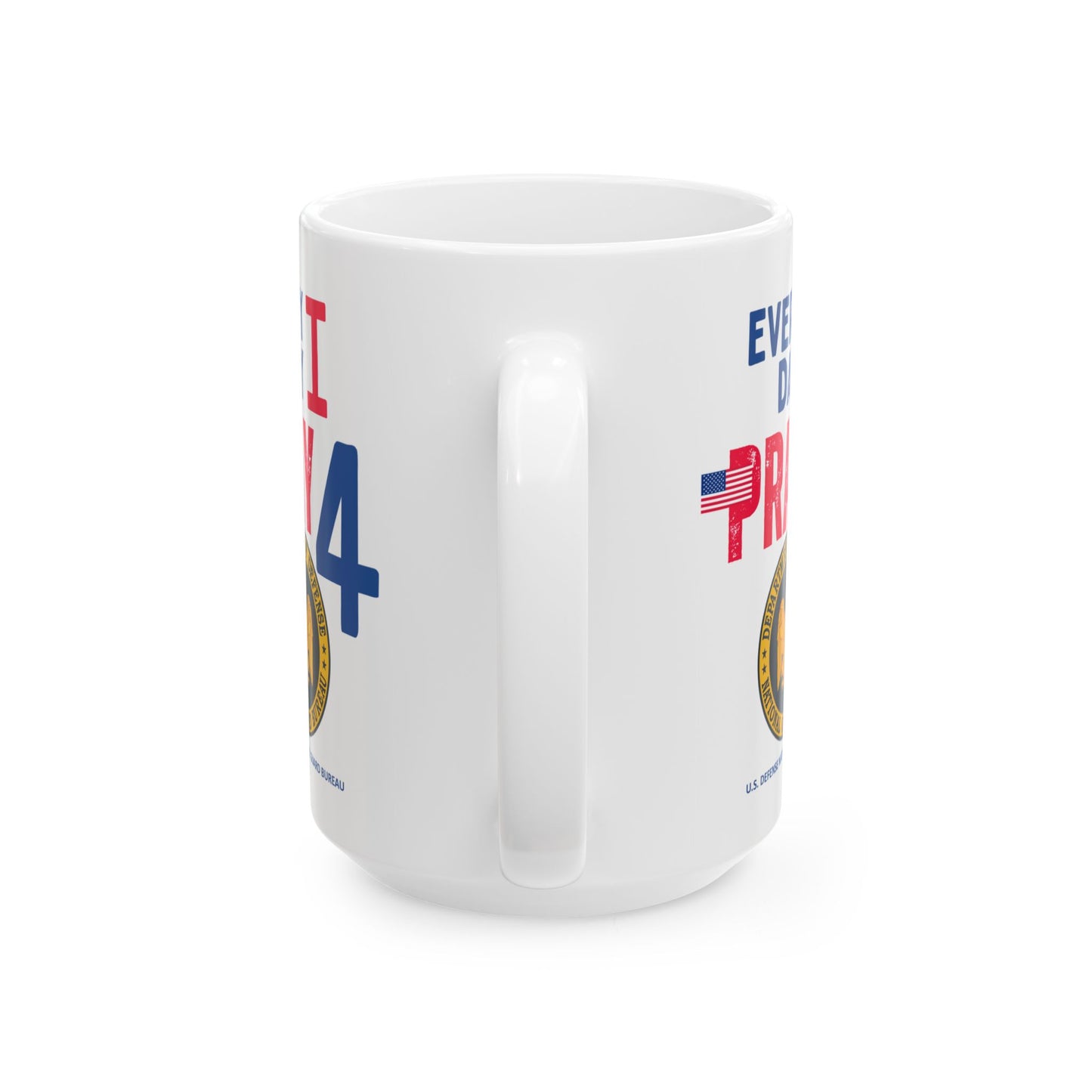 U.S. Defense National Guard Bureau - Major Agencies - I Pray - Mug - 15 oz