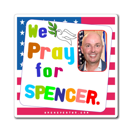 Spencer Cox - State Executive Governor Utah - Noah's Rainbow Magnet - 3'' - [296]