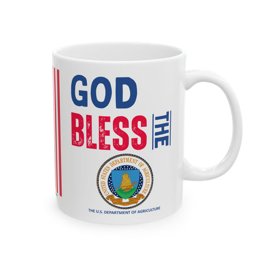 Agriculture - Cabinet - God Bless -  Mug - 11 oz