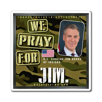 Jim Banks - Legislative Senator Indiana - The Man Cave Magnet - 3'' - [212]
