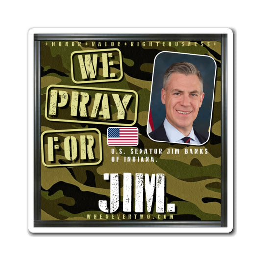 Jim Banks - Legislative Senator Indiana - The Man Cave Magnet - 3'' - [212]
