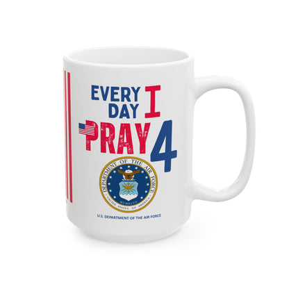 U.S. Department of the Air Force - Major Agencies - I Pray - Mug - 15 oz
