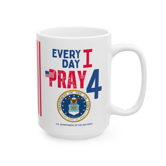 U.S. Department of the Air Force - Major Agencies - I Pray - Mug - 15 oz