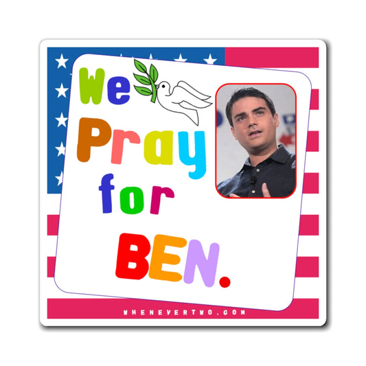 Ben Shapiro - We The People - Noah's Rainbow Magnet - 3'' - [7]