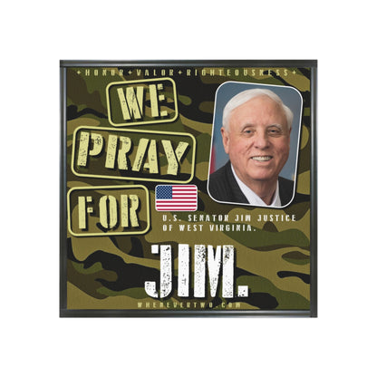 Jim Justice - Legislative Senator West Virginia - The Man Cave Magnet - 3'' - [238]