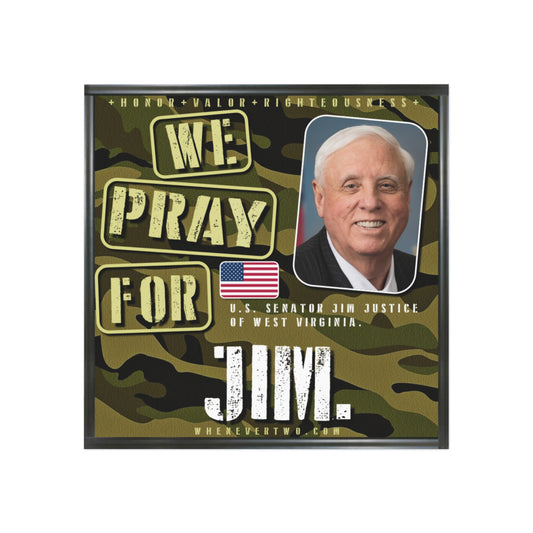 Jim Justice - Legislative Senator West Virginia - The Man Cave Magnet - 3'' - [238]