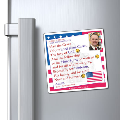 Jamieson Greer - Executive Cabinet Trade Representative - The Benediction Blessing Magnet - 4'' - [132]