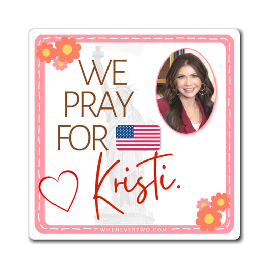 Kristi Noem - Executive Cabinet Secretary of Homeland Security - The Girl Cave Magnet - 3'' - [128]