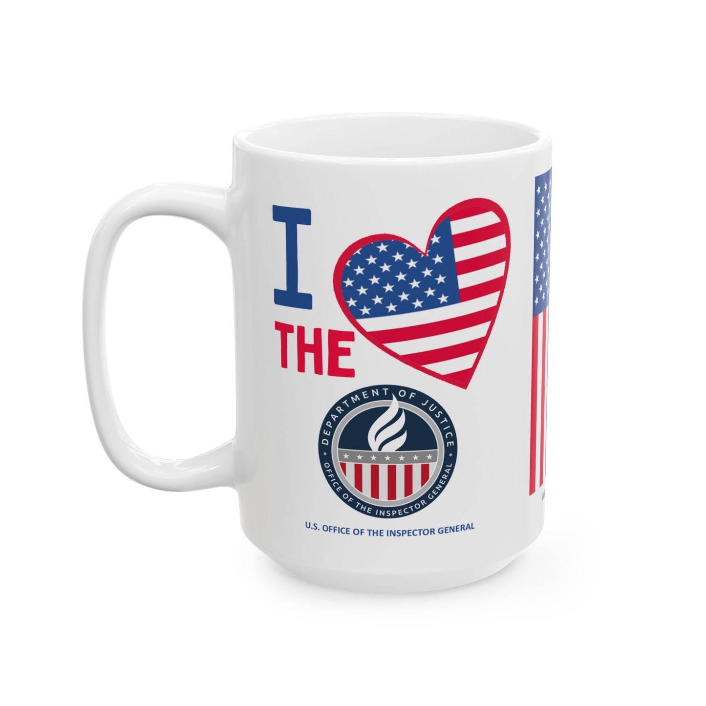 U.S. Office of the Inspector General - Major Agencies - I Love - Mug - 15 oz