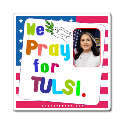 Tulsi Gabbard - Executive Cabinet Director of National Intelligence - Noah's Rainbow Magnet - 3'' - [131]