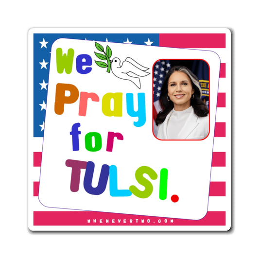 Tulsi Gabbard - Executive Cabinet Director of National Intelligence - Noah's Rainbow Magnet - 3'' - [131]