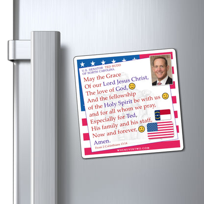 Ted Budd - Legislative Senator North Carolina - The Benediction Blessing Magnet - 4'' - [217]
