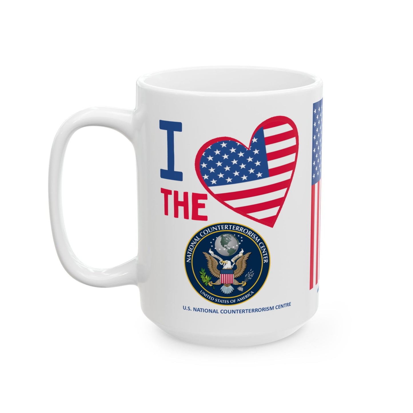 U.S. National Counterterrorism Centre - Major Agencies - I Love - Mug - 15 oz